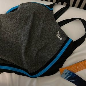 Speedo Razorback One Piece Swim Suit, Size 10